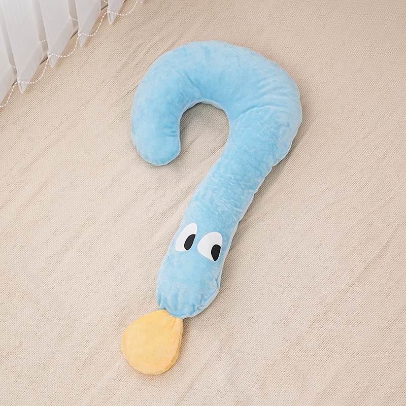 Månformad plyschkudde för hundar och katter