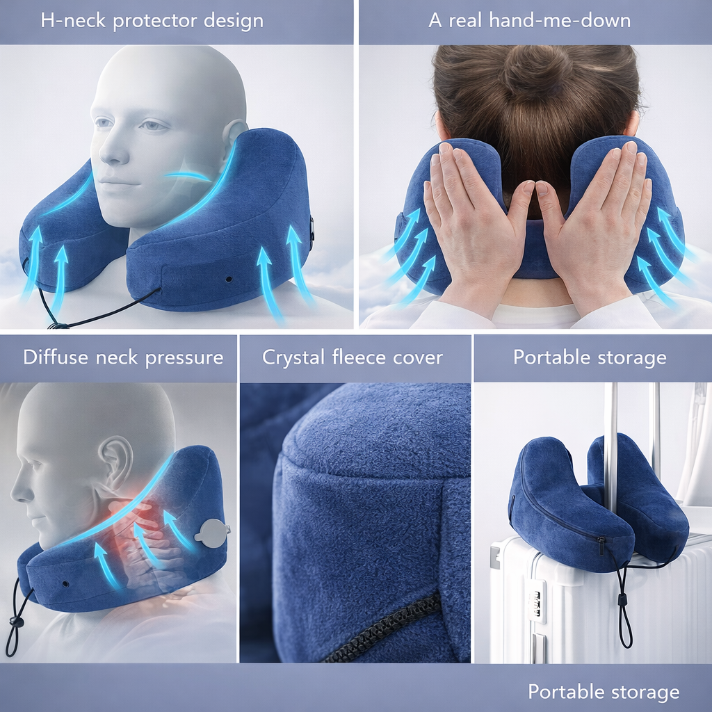 Nackkudde – Resekudde för bekväm och avslappnad vila.