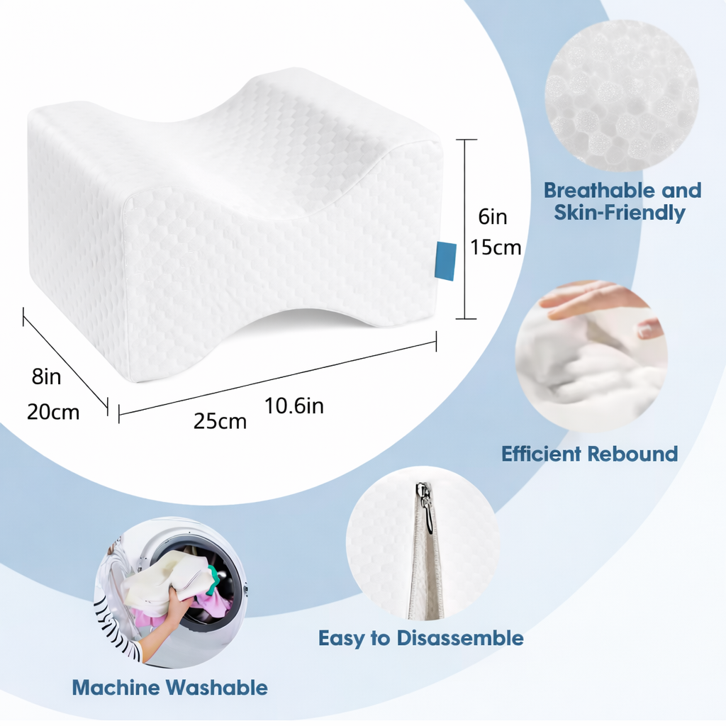 Minnesskumskudde för knä och ben – ger stöd och avlastning